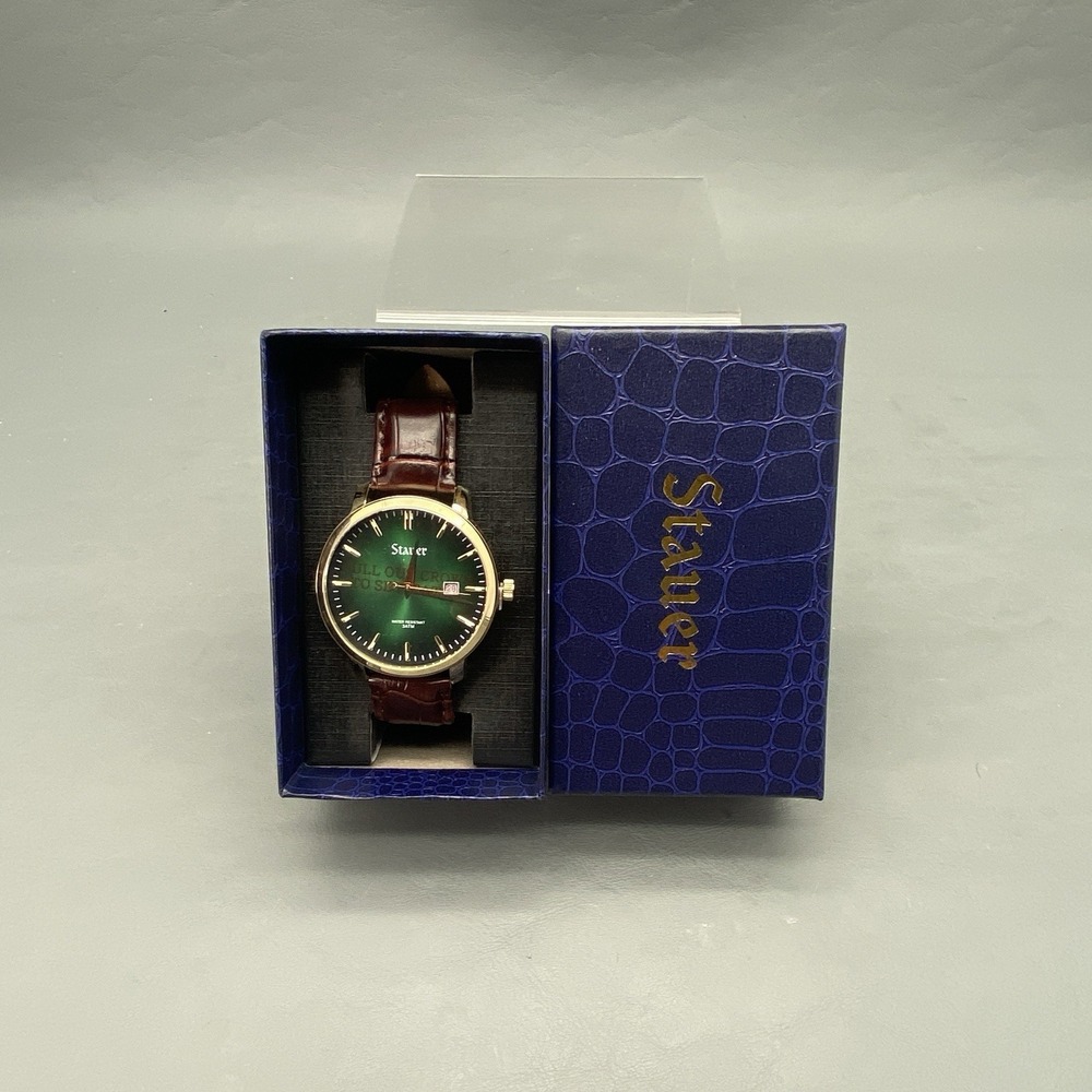 Stauer Verdant Green Display Men's Quartz Watch 53622 (3 ATM WR)